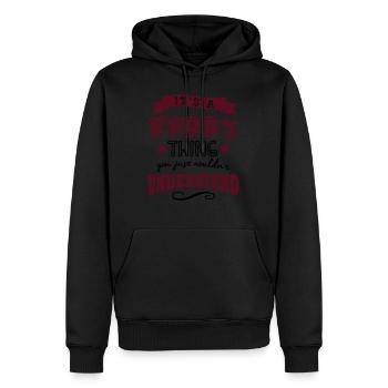 its a kerry name forename thing - Men’s Premium Organic Hoodie - black - Front - Nico (187cm)