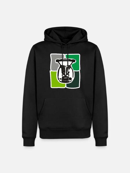 TM-Tshirt, Thermomix - Männer Premium Bio Hoodie - Schwarz