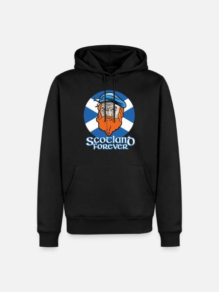 Scotland Forever - Men’s Premium Organic Hoodie - black