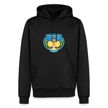 Aquarium Geschenk Aquarier Fisch Haltung Liebhaber - Männer Premium Bio Hoodie - Schwarz - Vorne - Nico (187cm)