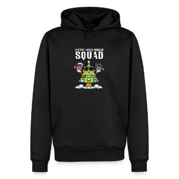 25 décembre Squad Sock Christmas Tree Gift - Sweat à capuche Premium bio Homme - noir - Devant - Nico (187cm)