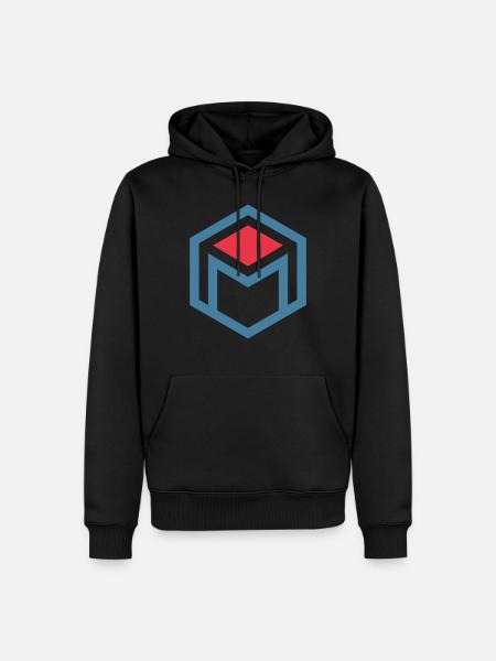 M Clothing Brand - Men’s Premium Organic Hoodie - black