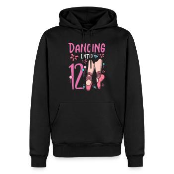 Ballettschuhe Tanzballerina 12 Ballett Geburtstag - Männer Premium Bio Hoodie - Schwarz - Vorne - Nico (187cm)