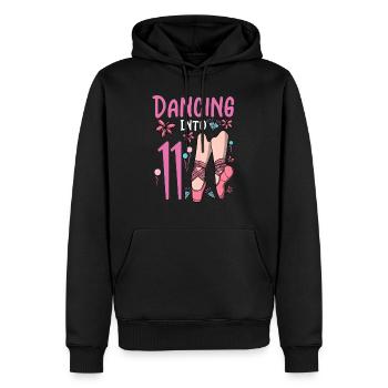 Ballettschuhe Tanzballerina 11 Ballett Geburtstag - Männer Premium Bio Hoodie - Schwarz - Vorne - Nico (187cm)