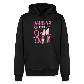 Ballettschuhe Tanzballerina 8 Ballett Geburtstag - Männer Premium Bio Hoodie - Schwarz - Vorne - Nico (187cm)