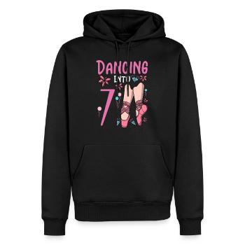 Ballettschuhe Tanzballerina 7 Ballett Geburtstag - Männer Premium Bio Hoodie - Schwarz - Vorne - Nico (187cm)