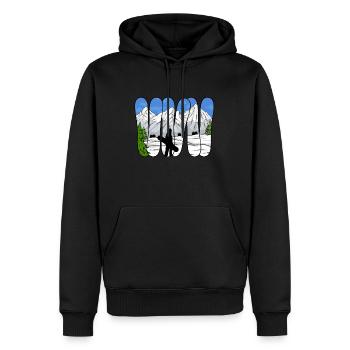 Snowboarding Snowboard Snowboarder - Männer Premium Bio Hoodie - Schwarz - Vorne - Nico (187cm)
