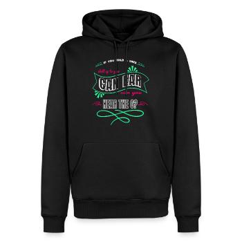 clinical informatics specialisttshirts - Männer Premium Bio Hoodie - Schwarz - Vorne - Nico (187cm)