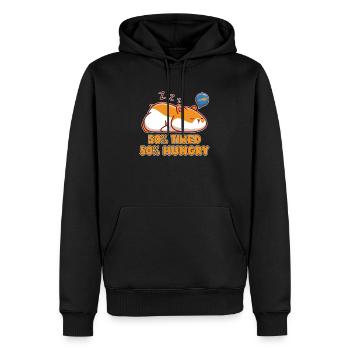Hamster für Mädchen Hamster Besitzer Hamster Liebhaber - Männer Premium Bio Hoodie - Schwarz - Vorne - Nico (187cm)