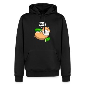Hamster für Mädchen Hamster Besitzer Hamster Liebhaber - Männer Premium Bio Hoodie - Schwarz - Vorne - Nico (187cm)
