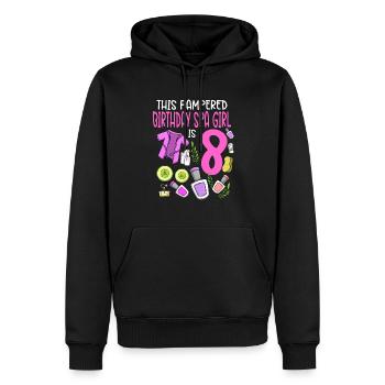 Spa Birthday For Girls 8th Spa Birthday Party - Men’s Premium Organic Hoodie - black - Front - Nico (187cm)