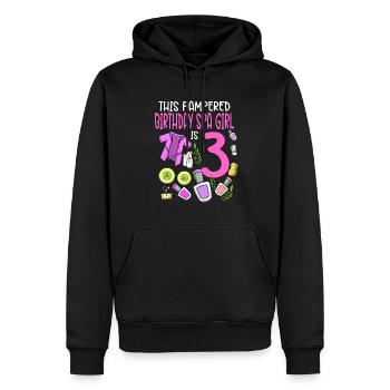Spa Birthday For Girls 3rd Spa Birthday Party - Men’s Premium Organic Hoodie - black - Front - Nico (187cm)
