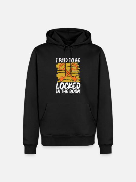 Escape Room Escape Room Lover Escaping - Men’s Premium Organic Hoodie - black