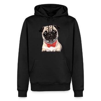 Bulldogge Hundebesitzer Hunde Hundehalter Hund - Männer Premium Bio Hoodie - Schwarz - Vorne - Nico (187cm)