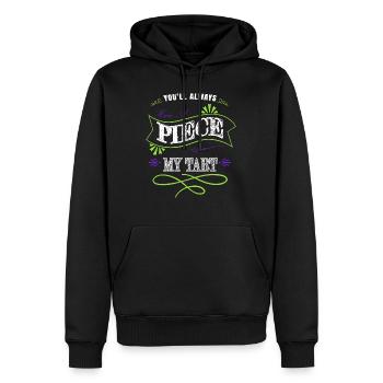 funny funny gym present funny sayings dinosaur - Männer Premium Bio Hoodie - Schwarz - Vorne - Nico (187cm)