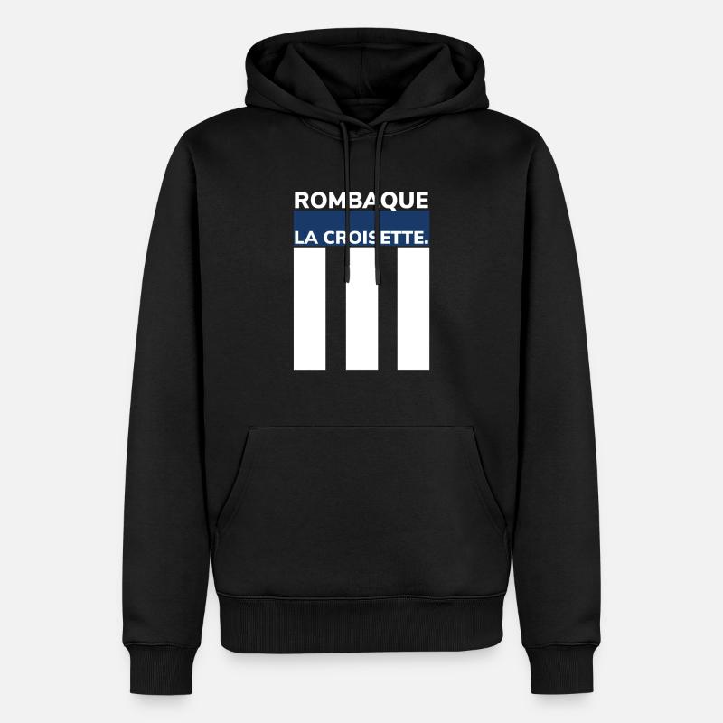 La Croisette de Cannes - Männer Premium Bio Hoodie - Schwarz