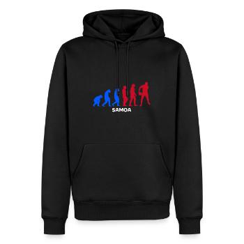 Joueur de rugby Sport Rugby Cadeau Rugby Entraîneur de rugby - Sweat à capuche Premium bio Homme - noir - Devant - Nico (187cm)