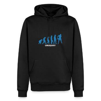 Joueur de rugby Sport Rugby Cadeau Rugby Entraîneur de rugby - Sweat à capuche Premium bio Homme - noir - Devant - Nico (187cm)