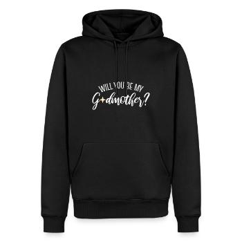 Will You Be My Godmother? Kindermädchen - Männer Premium Bio Hoodie - Schwarz - Vorne - Nico (187cm)