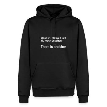 Math Gift Nerd Teacher Math Teacher Math - Sweat à capuche Premium bio Homme - noir - Devant - Nico (187cm)