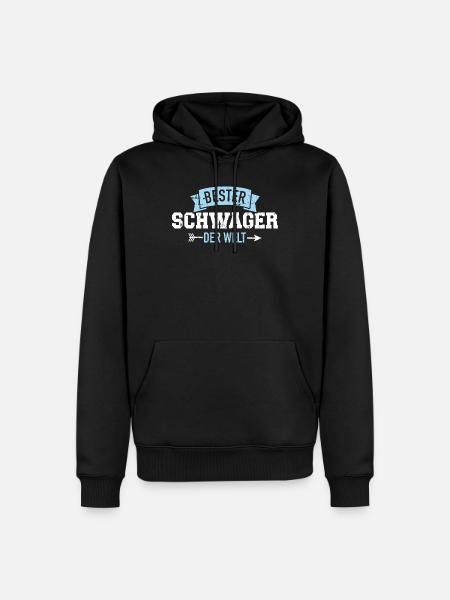 Schwager - Männer Premium Bio Hoodie - Schwarz