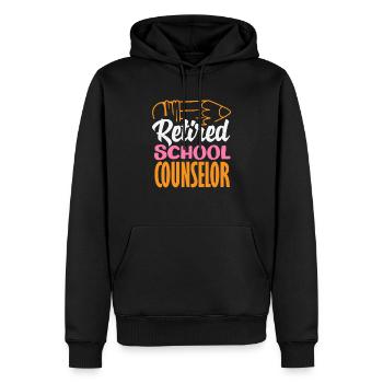 Pensionierter Schulberater Humorvolle Erinnerung - Männer Premium Bio Hoodie - Schwarz - Vorne - Nico (187cm)