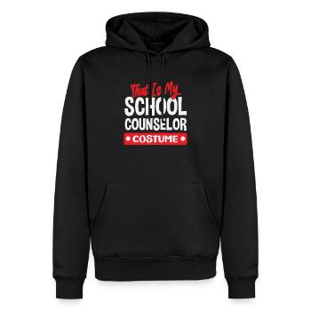 Das Ist Mein Schulberater Kostüm - Männer Premium Bio Hoodie - Schwarz - Vorne - Nico (187cm)