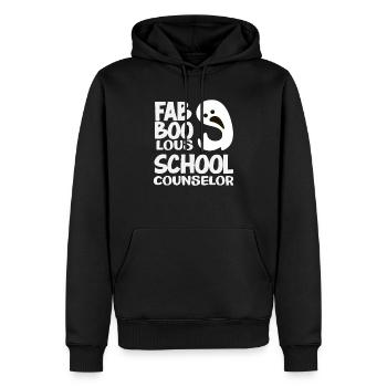 Fab Boo Lous Schulberater Geist - Männer Premium Bio Hoodie - Schwarz - Vorne - Nico (187cm)