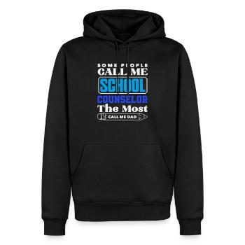 Einige Nennen Mich Schulberater Papa - Männer Premium Bio Hoodie - Schwarz - Vorne - Nico (187cm)