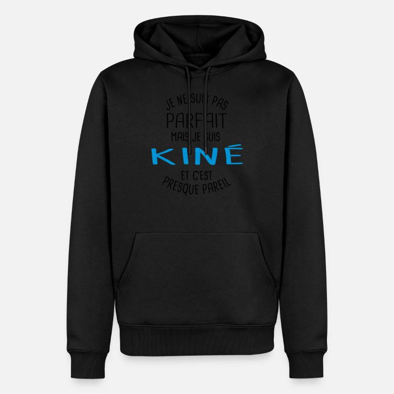 Pas parfait mais kiné - Sweat à capuche Premium bio Homme - undefined