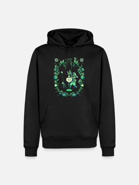 Frucht der Ernte - Männer Premium Bio Hoodie - Schwarz