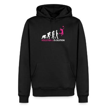 Evolution Volleyball - Men’s Premium Organic Hoodie - black - Front - Nico (187cm)