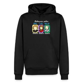 Shakespeare Zitat Spoiler Hamlet Lehrer Geschenk - Männer Premium Bio Hoodie - Schwarz - Vorne - Nico (187cm)