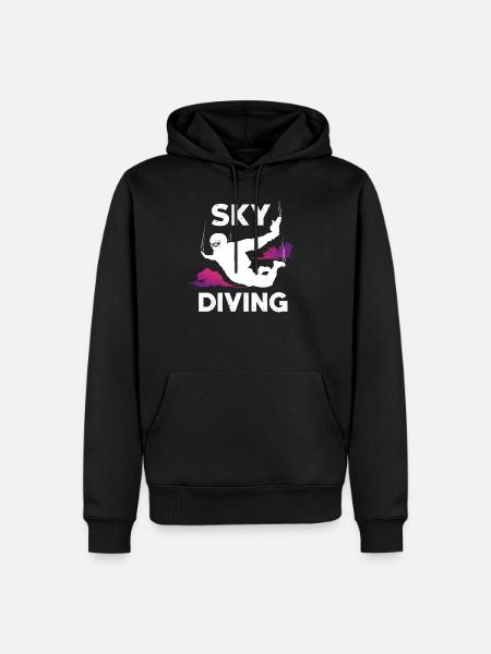 Skydiving skydiving - Men’s Premium Organic Hoodie - black