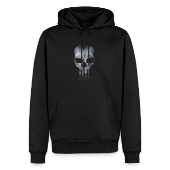 Totenkopf Schädel Knochen Maske Cool Tot Geschenk - Männer Premium Bio Hoodie - Schwarz - Vorne - Nico (187cm)