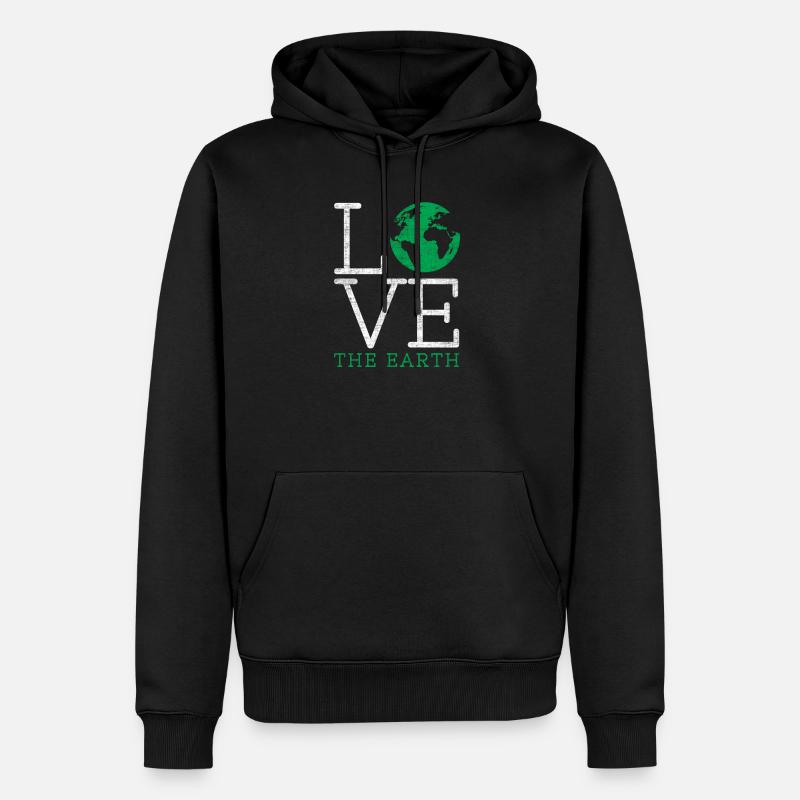 Jour de la terre - Sweat à capuche Premium bio Homme - noir