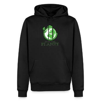 Naturschutz Planet Rettung Umwelt Geschenk - Männer Premium Bio Hoodie - Schwarz - Vorne - Nico (187cm)