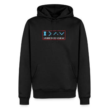Lustiger Typ 1 Diabetes - Diabetiker Geschenk - Männer Premium Bio Hoodie - Schwarz - Vorne - Nico (187cm)