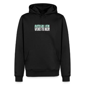 Automatenversteher Spielothek Geschenk - Männer Premium Bio Hoodie - Schwarz - Vorne - Nico (187cm)
