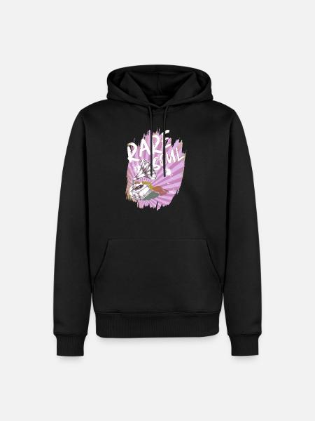 Soul Musik - Männer Premium Bio Hoodie - Schwarz