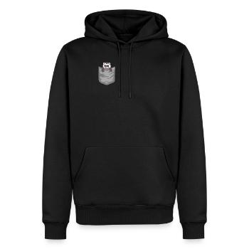 Ferret Arlequin Ferret Mader Weasel Gift - Sweat à capuche Premium bio Homme - noir - Devant - Nico (187cm)