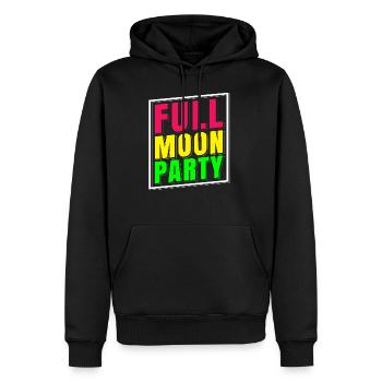 Full Moon Party Gruppen T-Shirt Thailand - Männer Premium Bio Hoodie - Schwarz - Vorne - Nico (187cm)