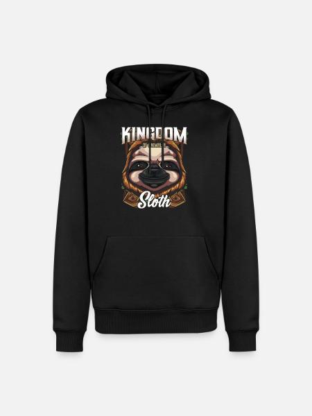 indolence - Sweat à capuche Premium bio Homme - noir
