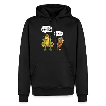 I Am Your Father Popcorn - Men’s Premium Organic Hoodie - black - Front - Nico (187cm)