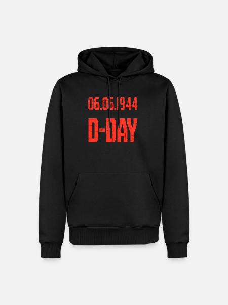 D-Day - Men’s Premium Organic Hoodie - black