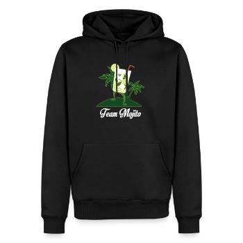 Mojito Lustig Team Witzig Trinken Cocktail - Männer Premium Bio Hoodie - Schwarz - Vorne - Nico (187cm)