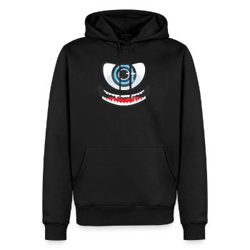 Monster Kostüm T-Shirt Für Kinder - Männer Premium Bio Hoodie - Schwarz - Vorne - Nico (187cm)
