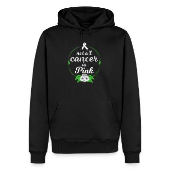Lutte contre le cancer Sort Not All Cancer Is Pink - Sweat à capuche Premium bio Homme - noir - Devant - Nico (187cm)