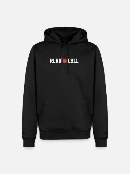 Schlagzeug - Männer Premium Bio Hoodie - Schwarz