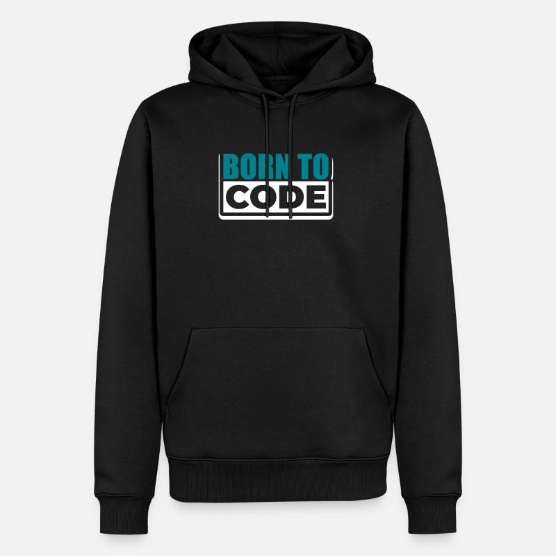 Programmer - Men’s Premium Organic Hoodie - black
